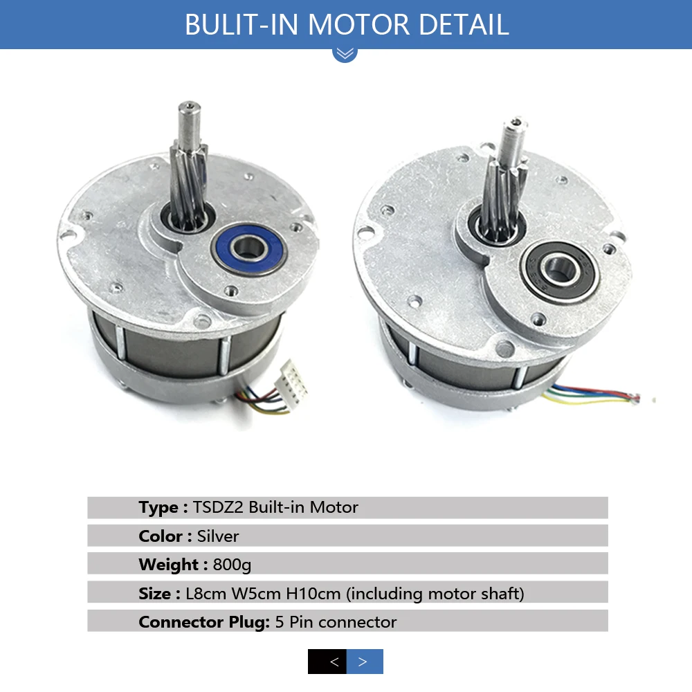 Electric Bicycle Tongsheng tsdz2 Inside Motor 36V/48V 250W 350W 500W Bulit-in Motor For TSDZ2 Mid Drive Motor Conversion Kit