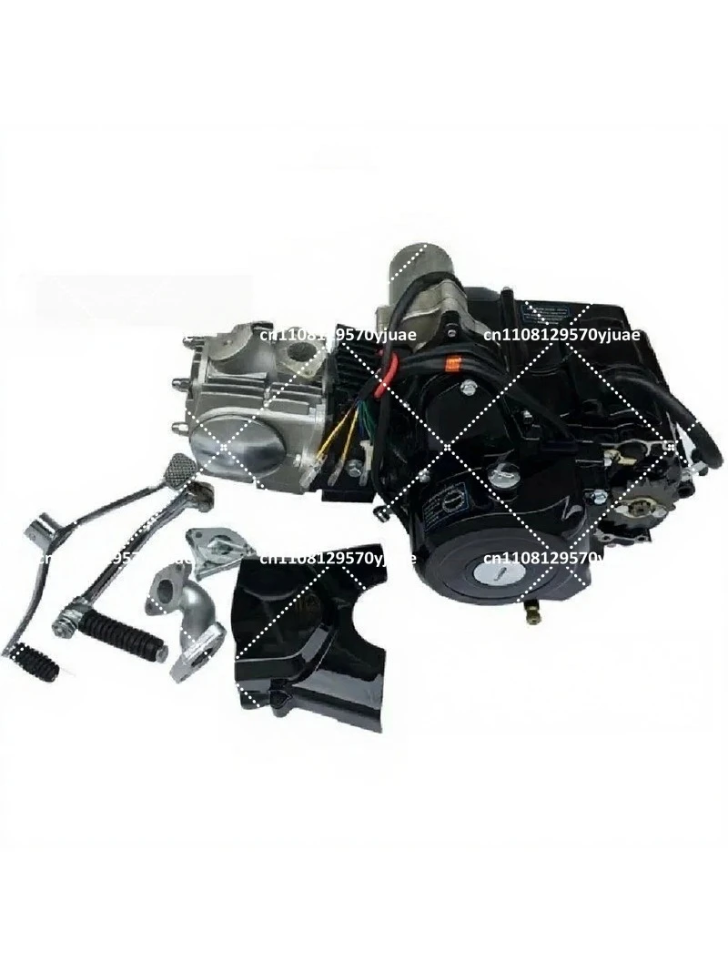 125cc Engine Dual Start Electric Foot Start Manual Clutch Fuel Efficient Universal Fit Motorcycle
