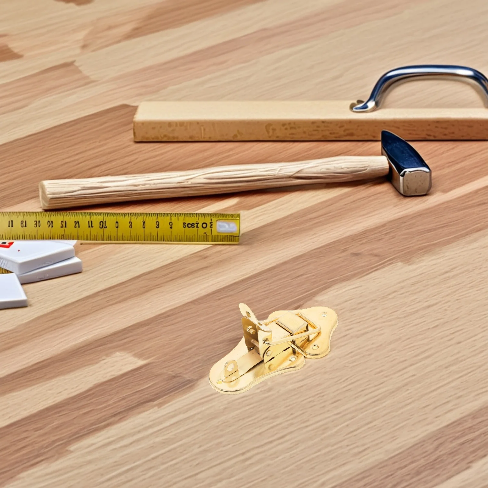 

1 Set Of Iron Wood Box Packaging Hasp Latch Duckbill Clasp For Toolboxes Jewelry Cases Cabinets Chests Small Metal Toggle Catch