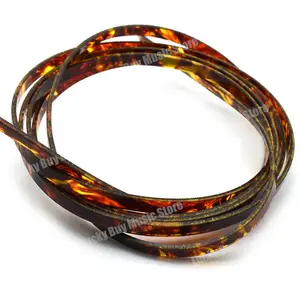 Binding Body Guitar Project Purfling Strip, Cool Guitar Parts, Celluloid, Shell Red Turtle, 1650x2, 4, 5x1.5mm 10 Main Sales Body Guitar - №6