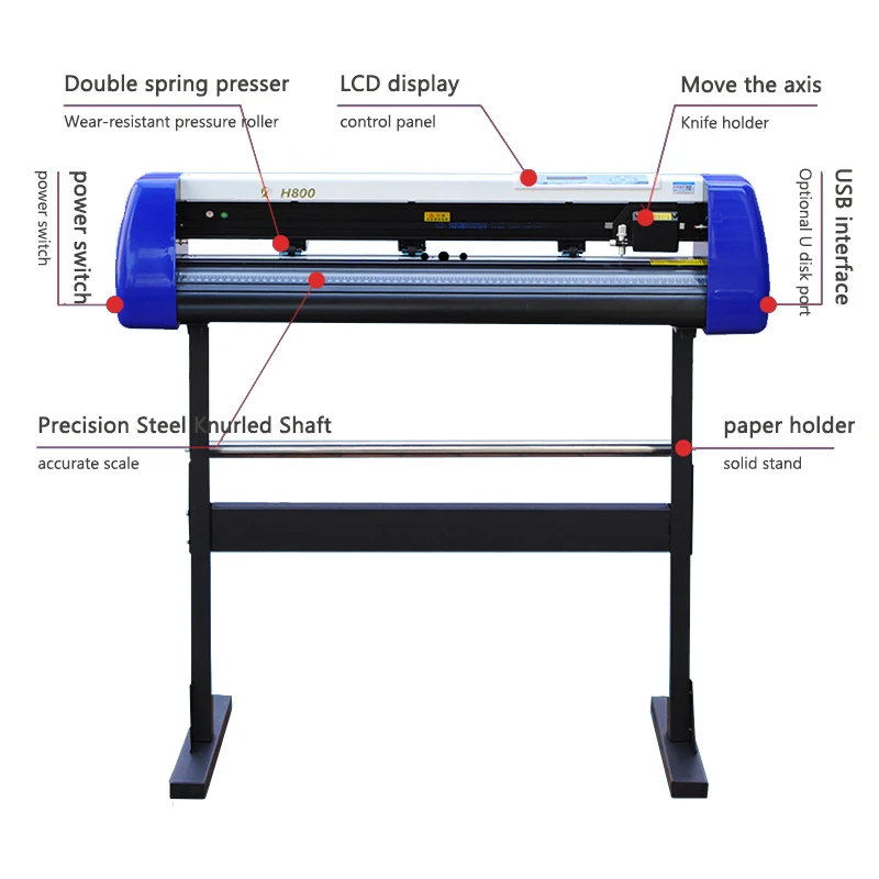H880 Electric Plotter Computer Engraving Machine Engraving Machine Small Diatom Mud Shell Powder Advertising Instant Sticker