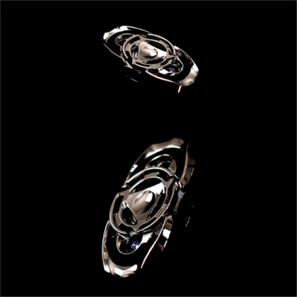 INSITU EDC STARGATE Fidget Spinner Stainless Steel Fidget Toys For Adults Anxiety Relief Gadgets Two-Bladed Fidget Spinner