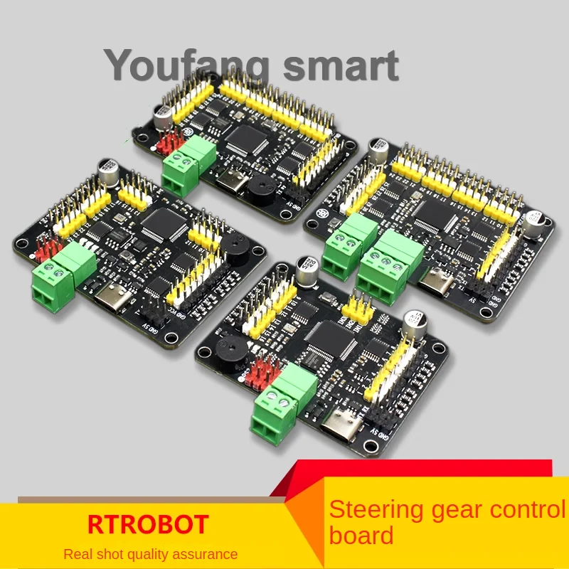 32 Channel Robot Servo Control Board Servo Motor Controller for Windows for Mac PS2 Wireless Control Kit USB/UART Connection Mod