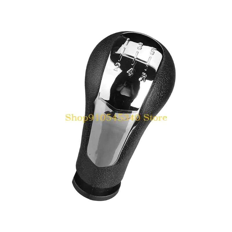U2JA Gear Lever Knob Part for Spark Matiz M300 Manual Cabin Care, Textured Black Hold and 5 Speed Top for Manual Vehicle