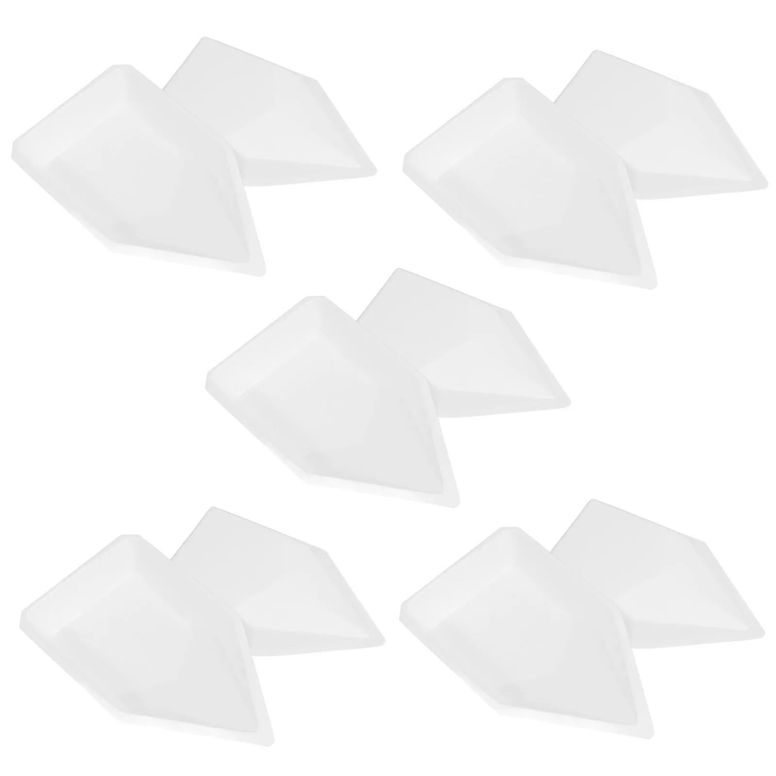 

10 Pcs Weighing Pan Scale Plate Coffee Bean Tray Lab Reloading Dishes Diamond Powder