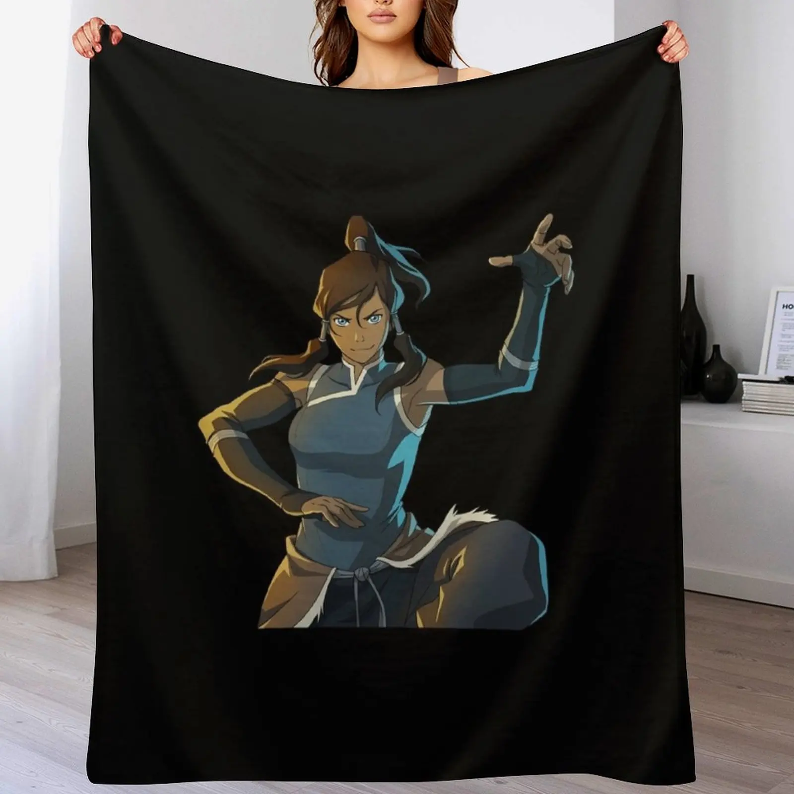 

Avatar Korra (Game) Throw Blanket Soft Home Decor Blanket for Couch Bedroom