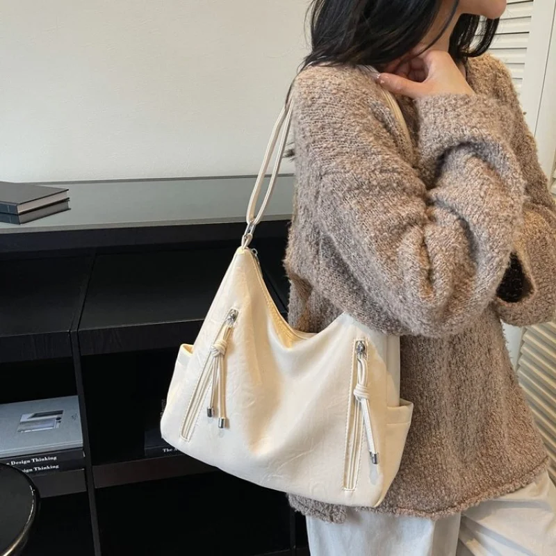 

Cotton-wool 2025 New Ladies Luxury Brand Leather Tote Bag Famous Designer Vintage Popular Classic​