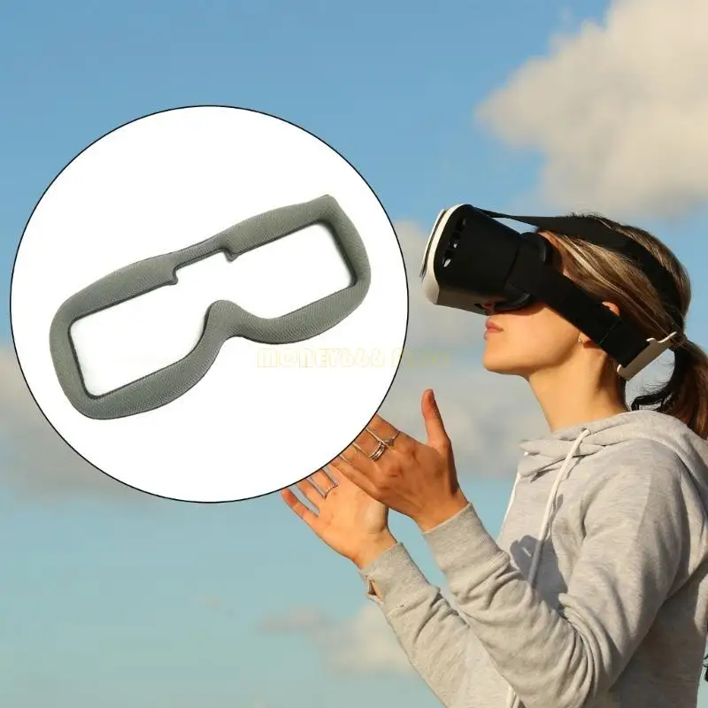 F62C สติกเกอร์ชุดแผ่นรองผ้าสักหลาดนุ่มสำหรับ fatshark Faceplate eye pad digital fpv fpv