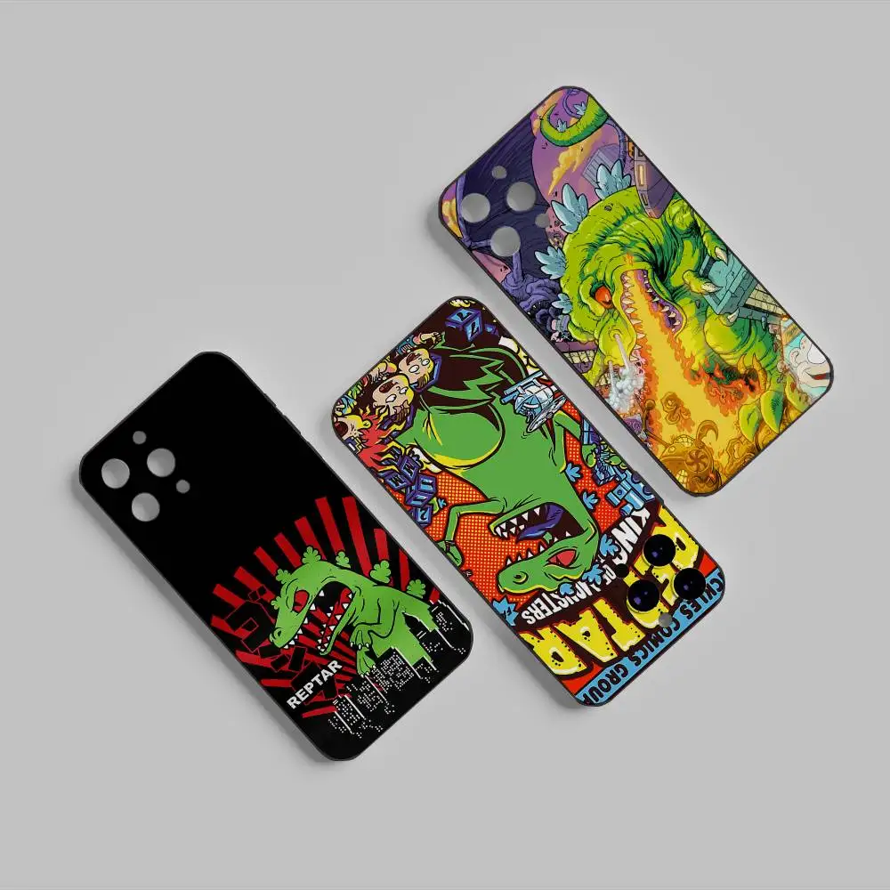 

Reptar King Of The Monsters Phone Case For IPhone 16 16e Plus Pro MAX15 14 13 12 11 Xr 7 8 6 Se XSmax Soft Black Case