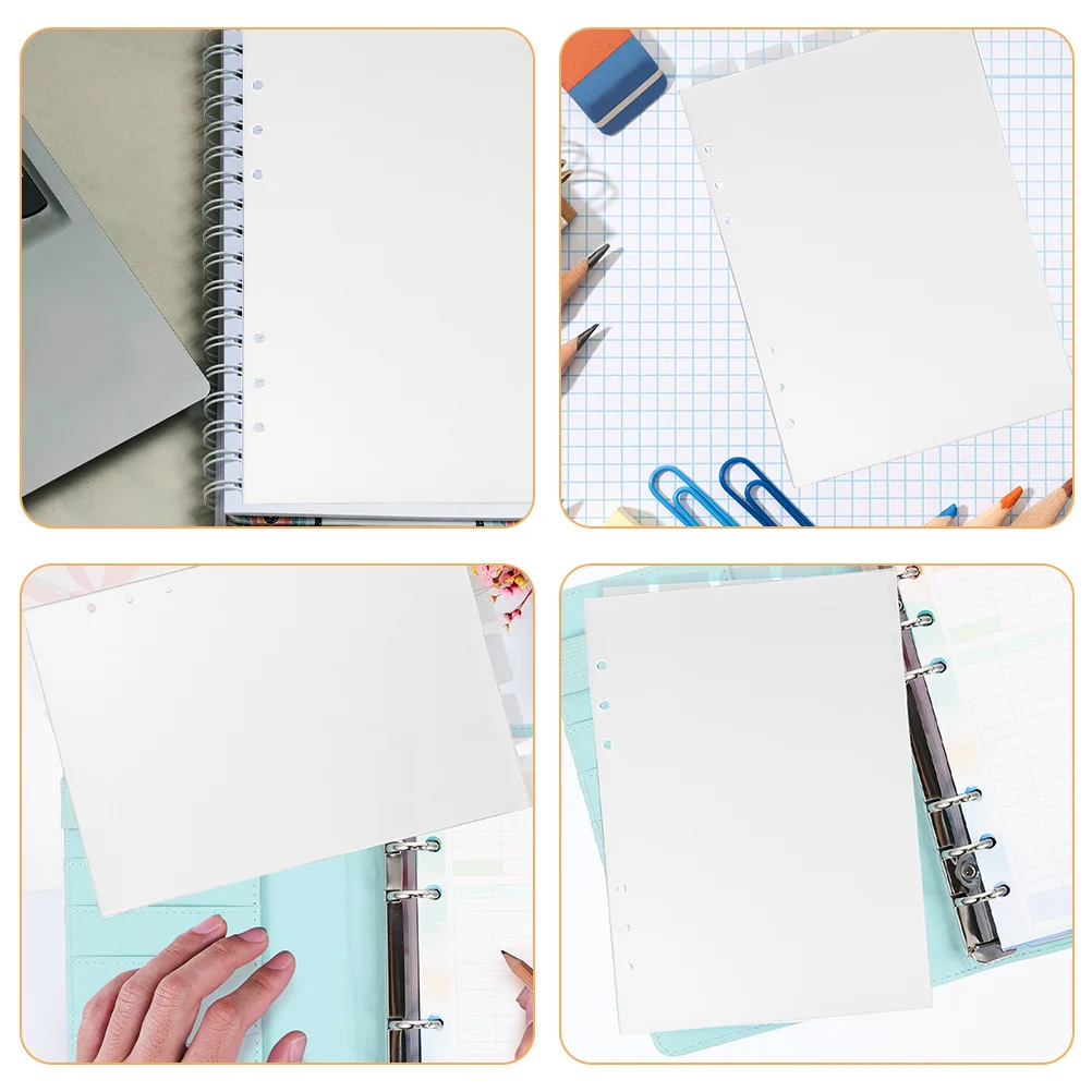 

2pcs Notebook Dividers Plastic Binder Tabs For Loose-Leaf Page Markers Notepad Divider Tabs School Office Journal Folder
