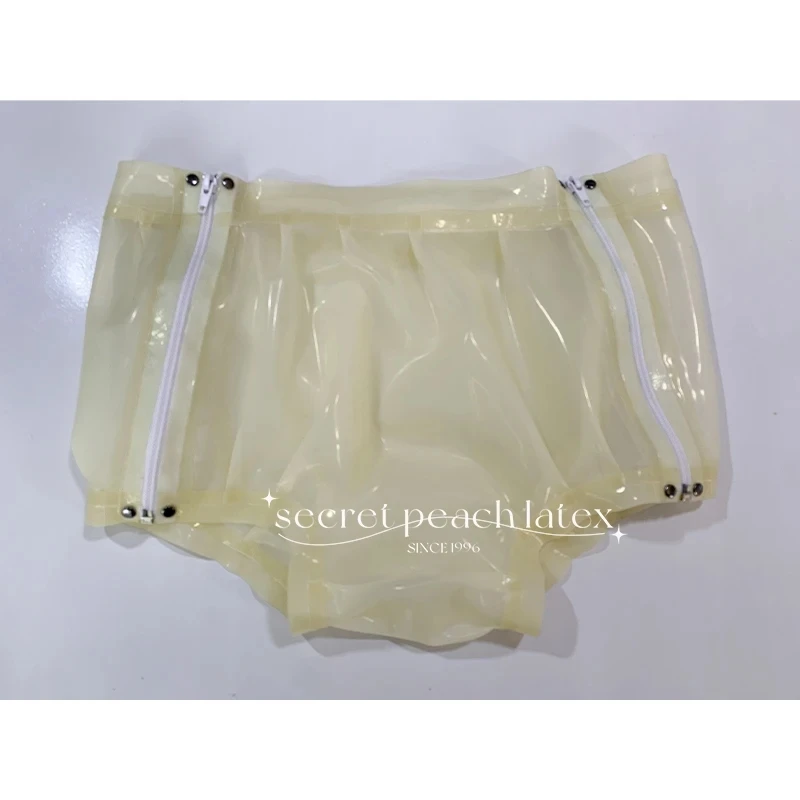 Sexy Transparent Latex Underwear Boxers Latex Pants Latex Fetish Unisex