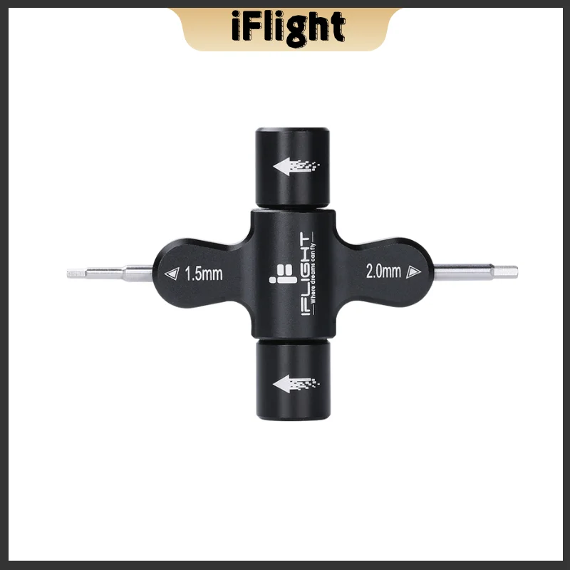 iFlight M3 M5 Quad Wrench Built in One Way Bearing Tool Nut Screw Wrench Quick Release Propeller Motor Tool for FPV Drone