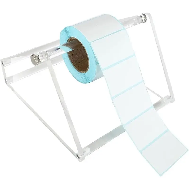 AT82-Sticker Dispenser, Sticker Roll Holder For Rolls And Fanfold Labels For Thermal Printer, Label Holder, Sticker Holder