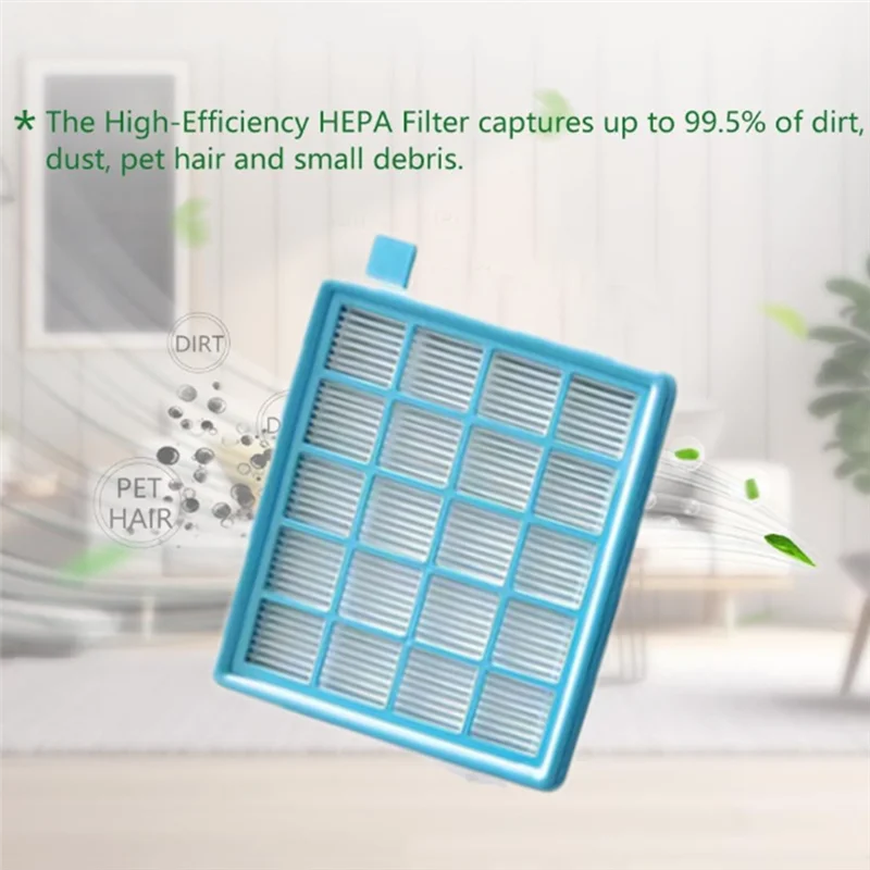 

12PCS Hepa Filter For FC8470 FC8471 FC8475 FC8630 FC8645 FC9320 FC9322 Vacuum Cleaner Replacement Parts-AA26