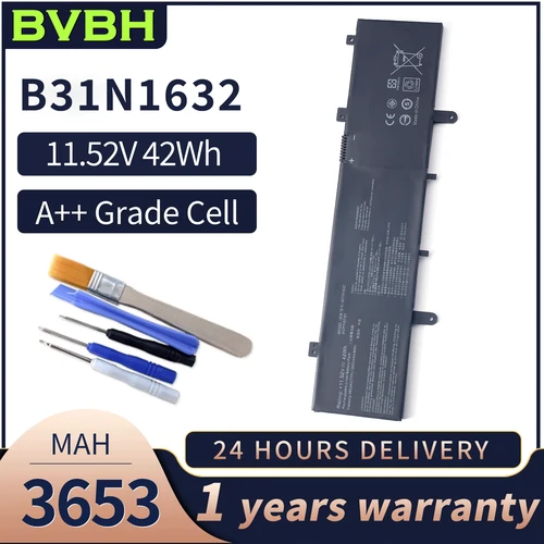 BVBH B31N1632 3653mah/42wh 0B200-02540000 Batería para portátil ASUS ZenBook 14 X405,X405U,X405UA,3ICP5/57/81,0B200-02540000