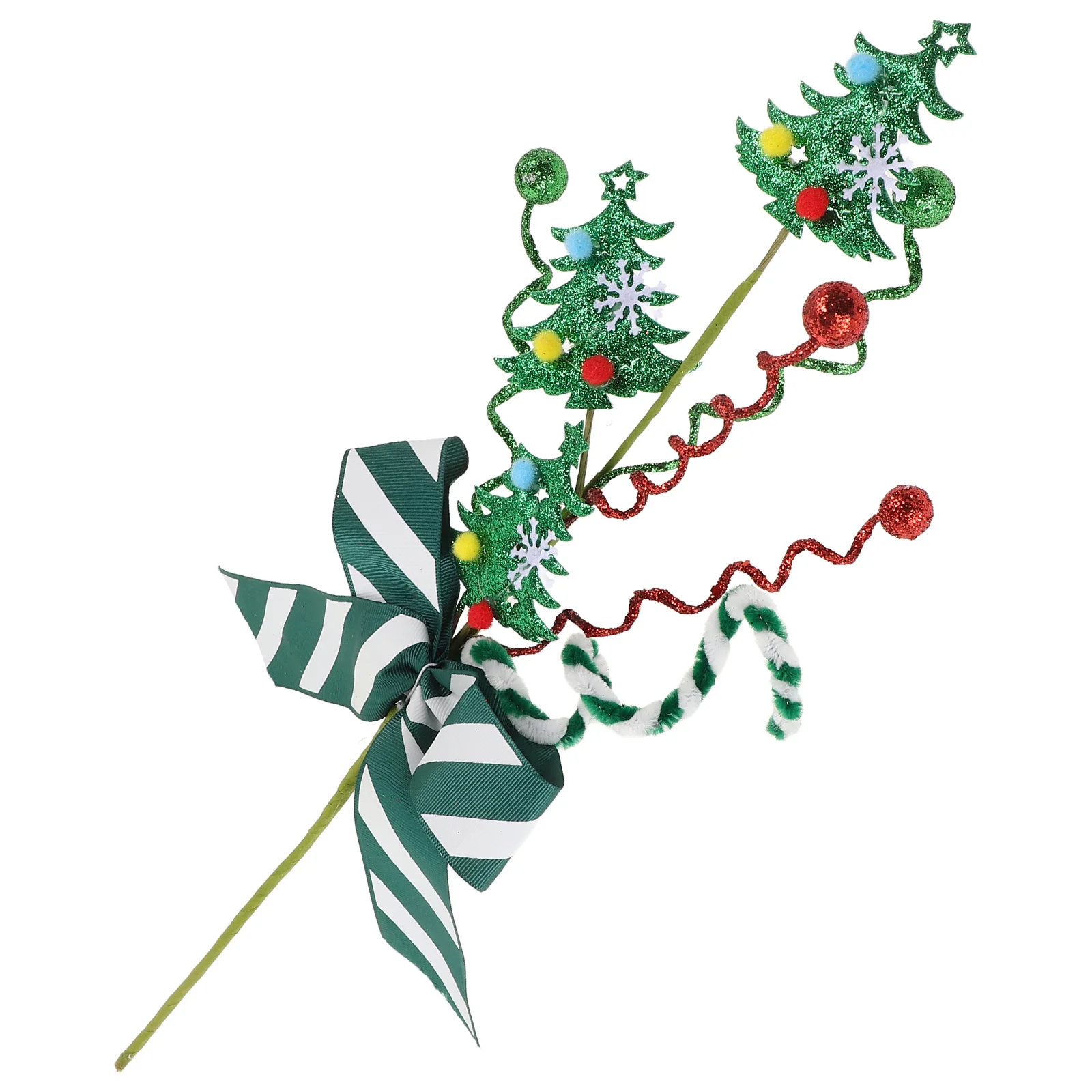 

Christmas Tree Picks Artificial Bouquet Style Creative Insert Decorations Holiday Party Xmas Tree Ornament Festive Home Decor