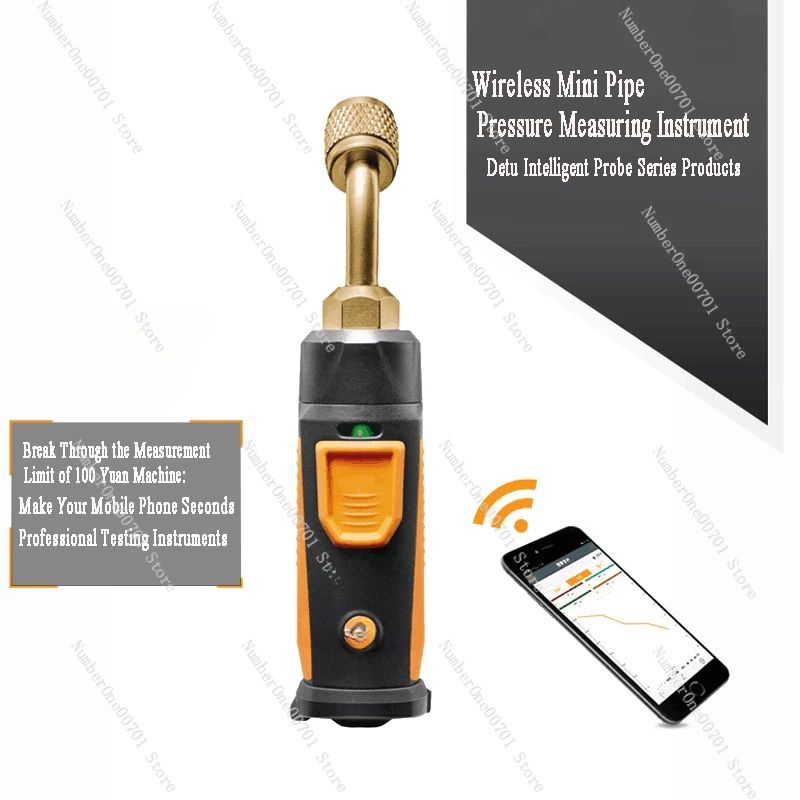 

Testo 549i High-pressure Gauge (Bluetooth-compatible) Smart and Wireless Probe Refrigeration Pressure Gauge Meter 0560 1549