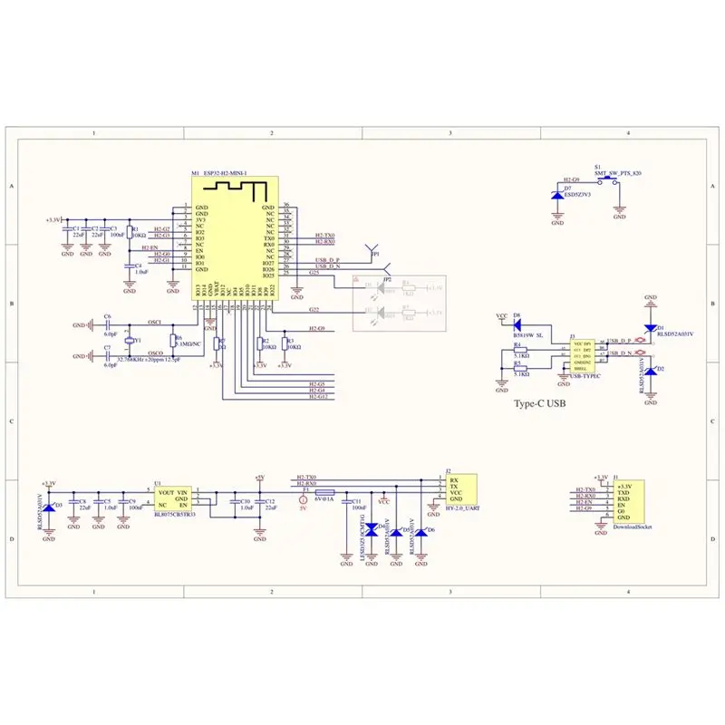 FC-[IANC-AB01] Unit Gateway H2 ESP32-H2 Thread/Zigbee Gateway Unit Support Zigbee Thread Matter Protocol For Smart Home