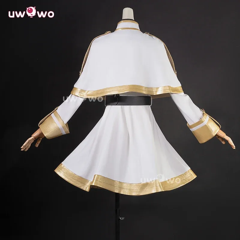 IN STOCK UWOWO Collab series Frieren Cosplay Anime Elf Cosplay Costume Frierenn at the Funerall Dress Ears Earrings Mage Uniform