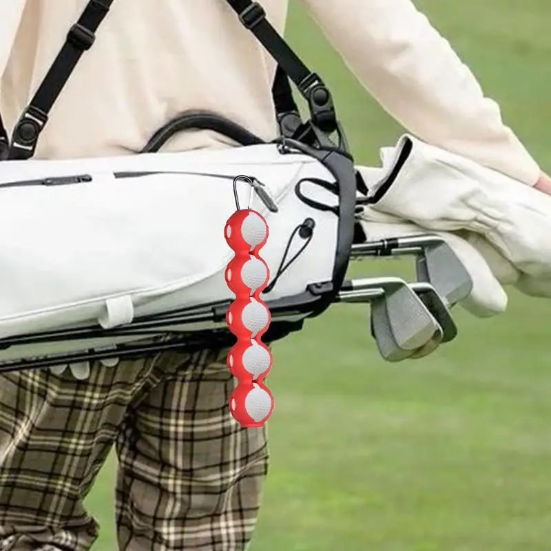 Golf Ball Carry Bag Large Capacity Belt Waist Bag Golf Ball Clip Easily Attach To Bag Or Cart Golf Accessories For Golf