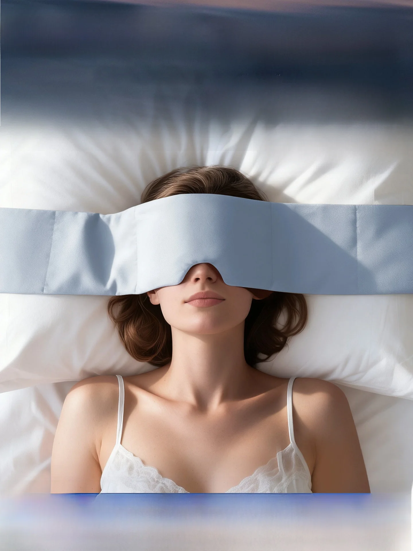 睡眠用アイマスク-両面使用可能-アイスシルク-目の保護-睡眠時用-高品質睡眠補助技術-重力特殊光遮断
