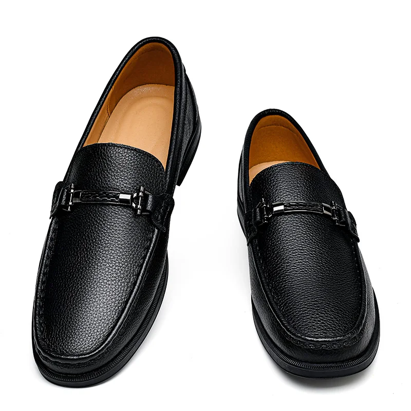 Spring Autumn Luxury Brand Men Casual Leather Men\'s Loafers Lofer Shoes Loafer Loffers Slip-On Mocasines Hombre Big Size 47 48