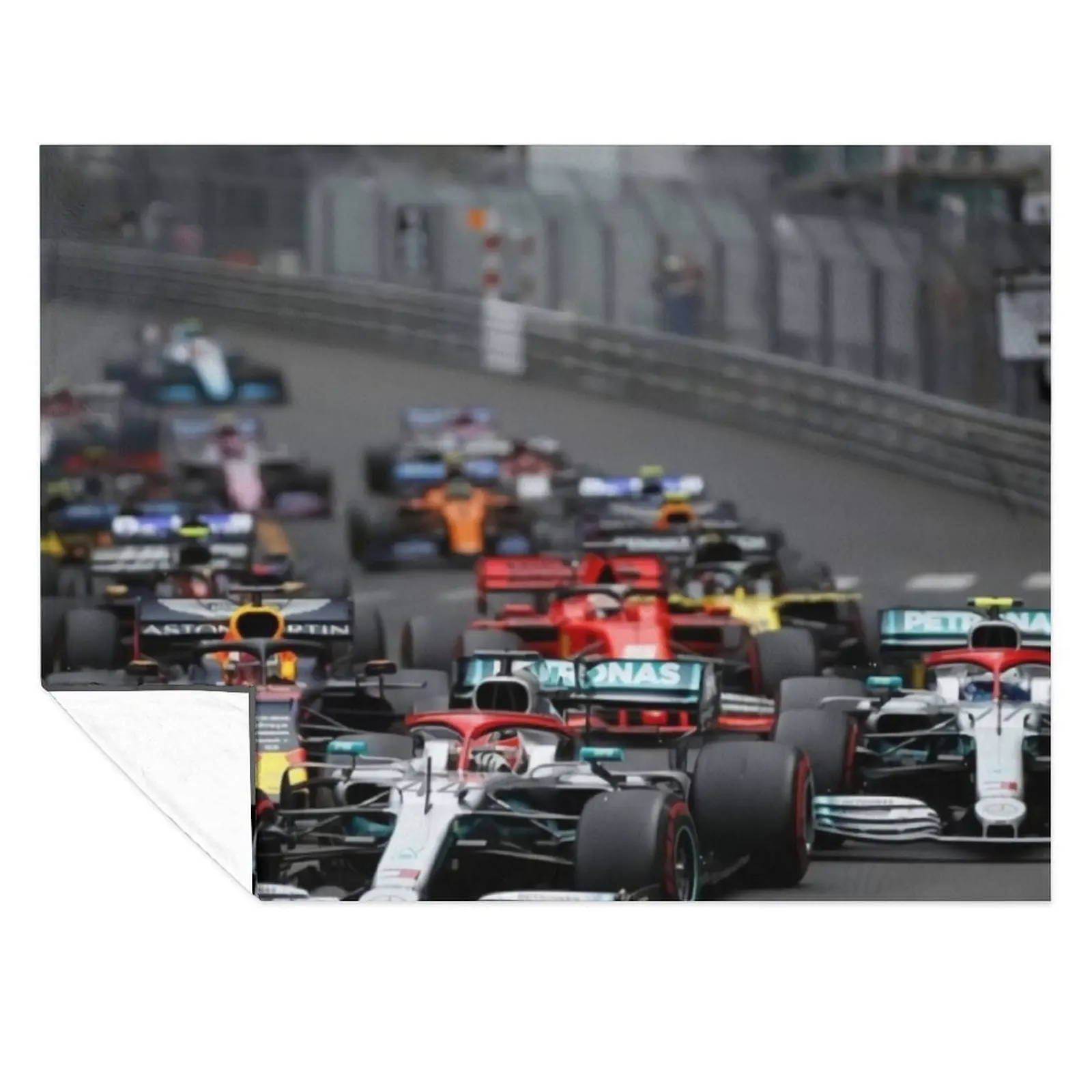 

F1 Race Start Throw Blanket Thermal Decoratives for sofa Blankets