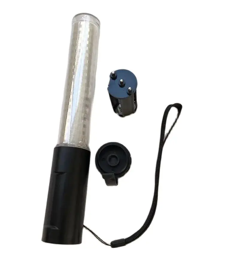 26cm LED White Road Traffic Emergency Light Warning Baton Light Emergency Concert Cheering Tool