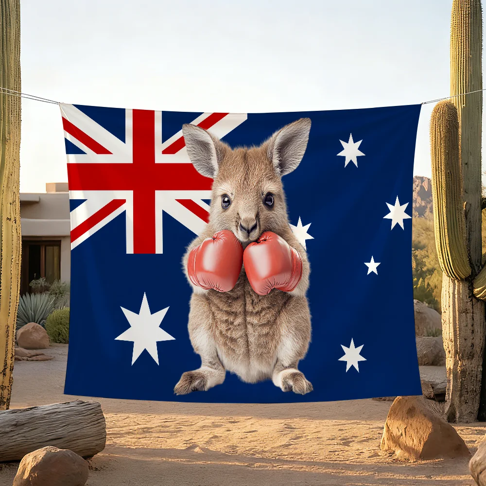 ธงออสเตรเลียรูปกวางจิงโจ้สำหรั - Outdoor Camping Australia บทวิจารณ์และราคา