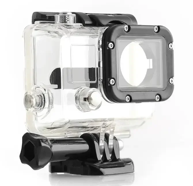 Sports Camera Underwater Waterproof Housing Case with Glass Lens for Gopro hd hero hero2 2 3 5/4/3 SJ4000 6000 sport Outdoor
