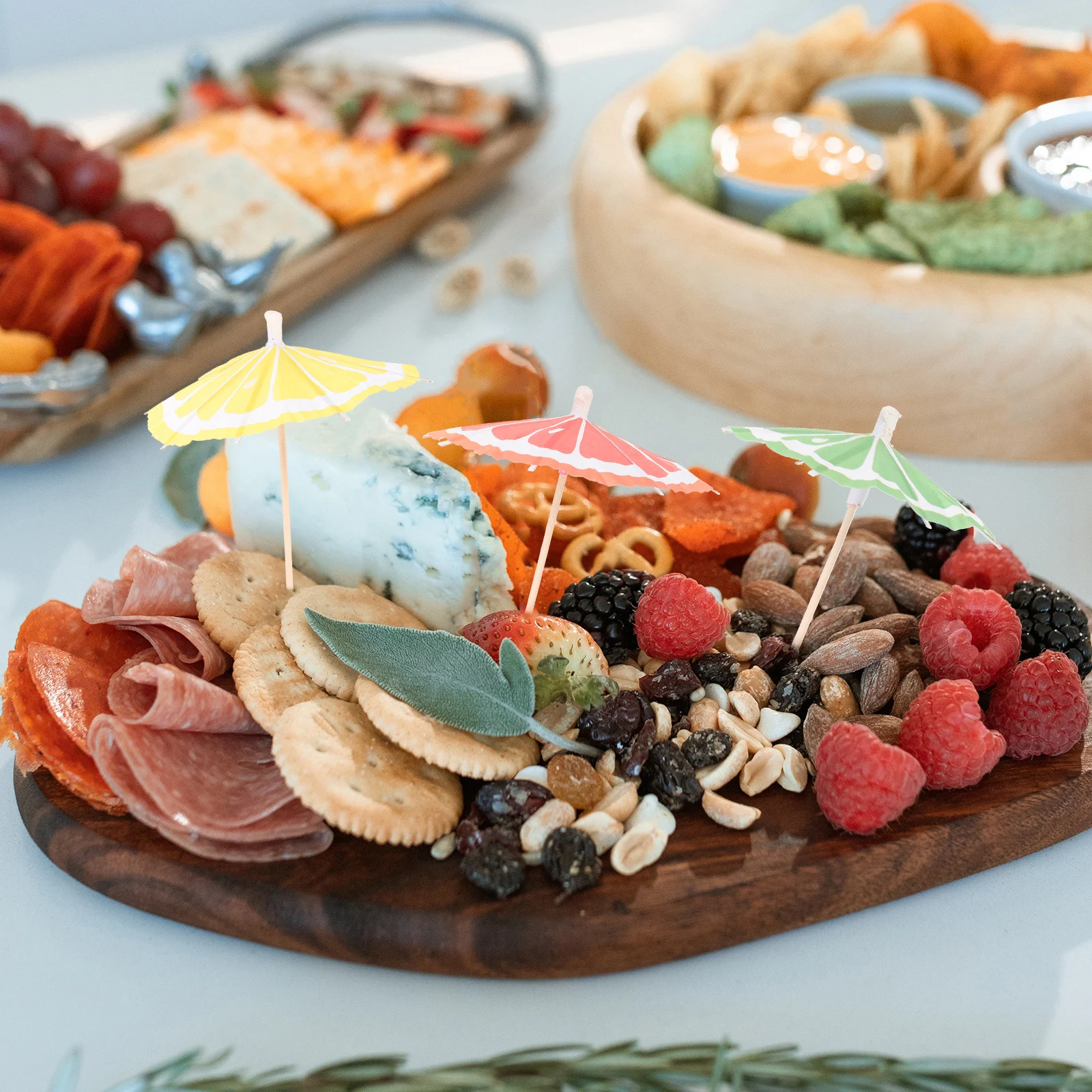 

50 Pcs Cocktail Picks Toothpicks Drink Umbrellas Cocktail Picks Paper Umbrella Mini Decorations Party Supplies