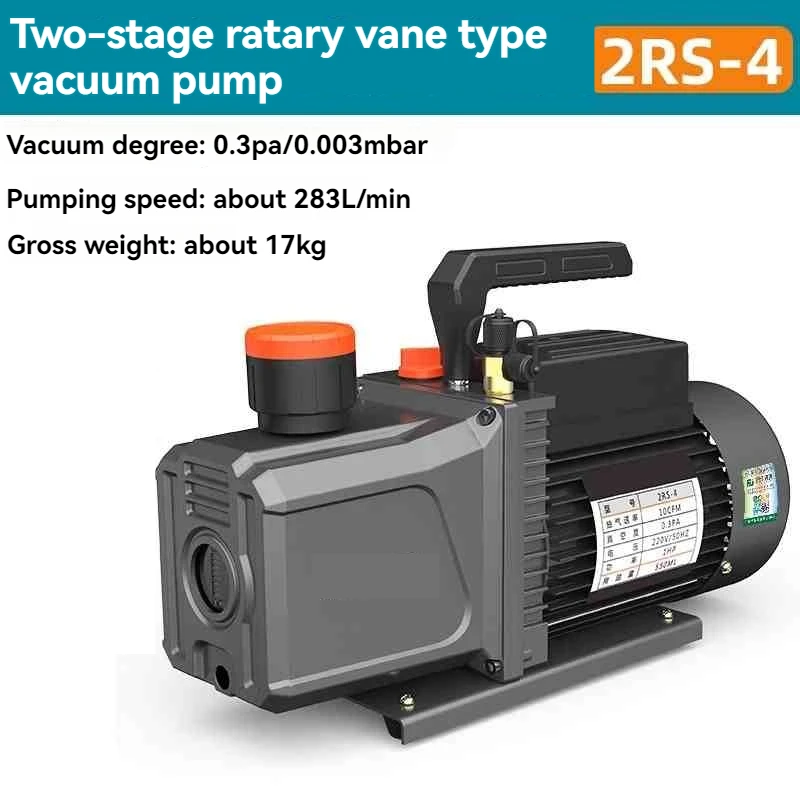 

220V Portable Vacuum Pump Singl Rotary Vane Vacuum Pump Air Conditioning Maintenance Refrigerant Refrigeration Small Vacuum Pump