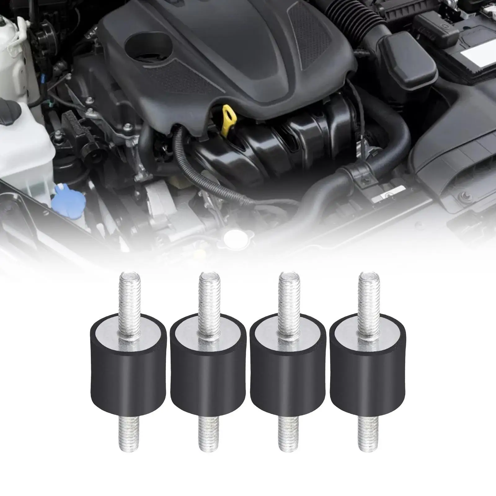 Professional Rubber Shock Absorber Anti Vibration Mounts with Galvanized Studs for Electronic Components
