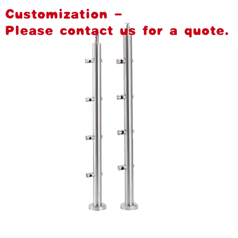 custom.Cheap Custom Design 304 Stainless Steel Staircase Rod Railing Handrail Post Tube Railing