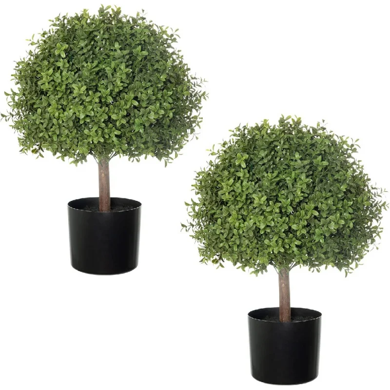 

Artificial Topiary Ball Plants, Faux Boxwood Ball in Pot, Fake Outdoor Plant for Front Door Decor, Home Decor, G