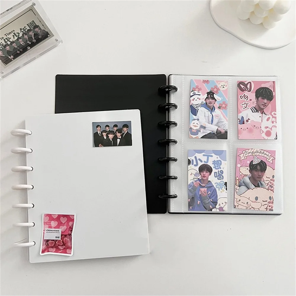 80Pockets Loose-leaf Binder Photo Album 3in Star Chaser Photocard Album INS Photocard Holder Kpop Card Picture Case Collect Book