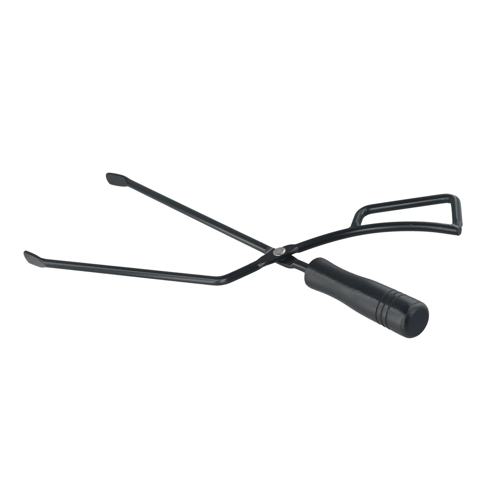 /Stainless /Steel /Charcoal Fire Tongs BBQ For Bonfire Wood Clip Long Duckbill Non-slip Hook Heat Resistant Black For Camping Pi