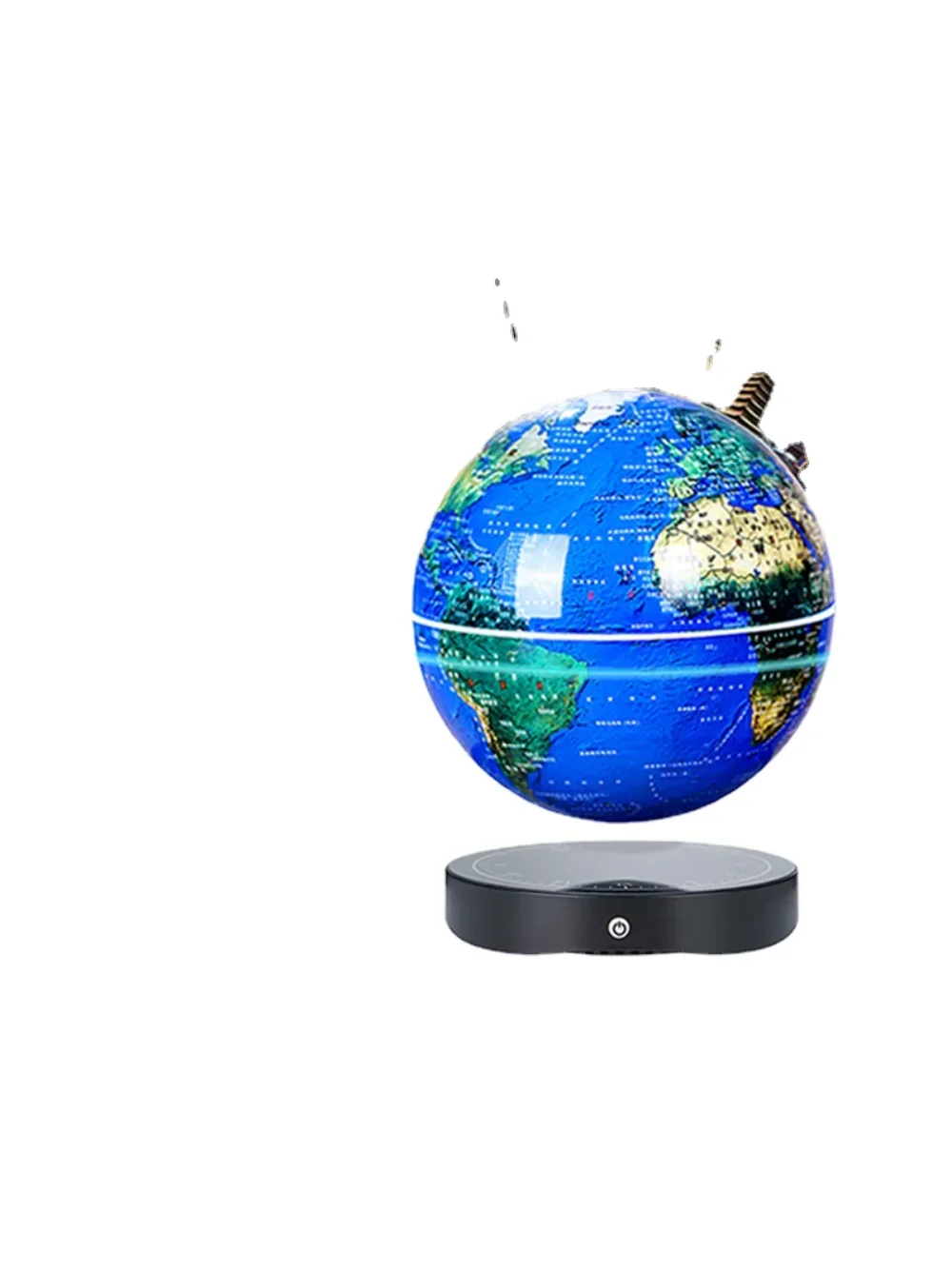 Magnetic levitation 8 inch 20cm rotating large AR globe colorful white home business gifts  ornaments