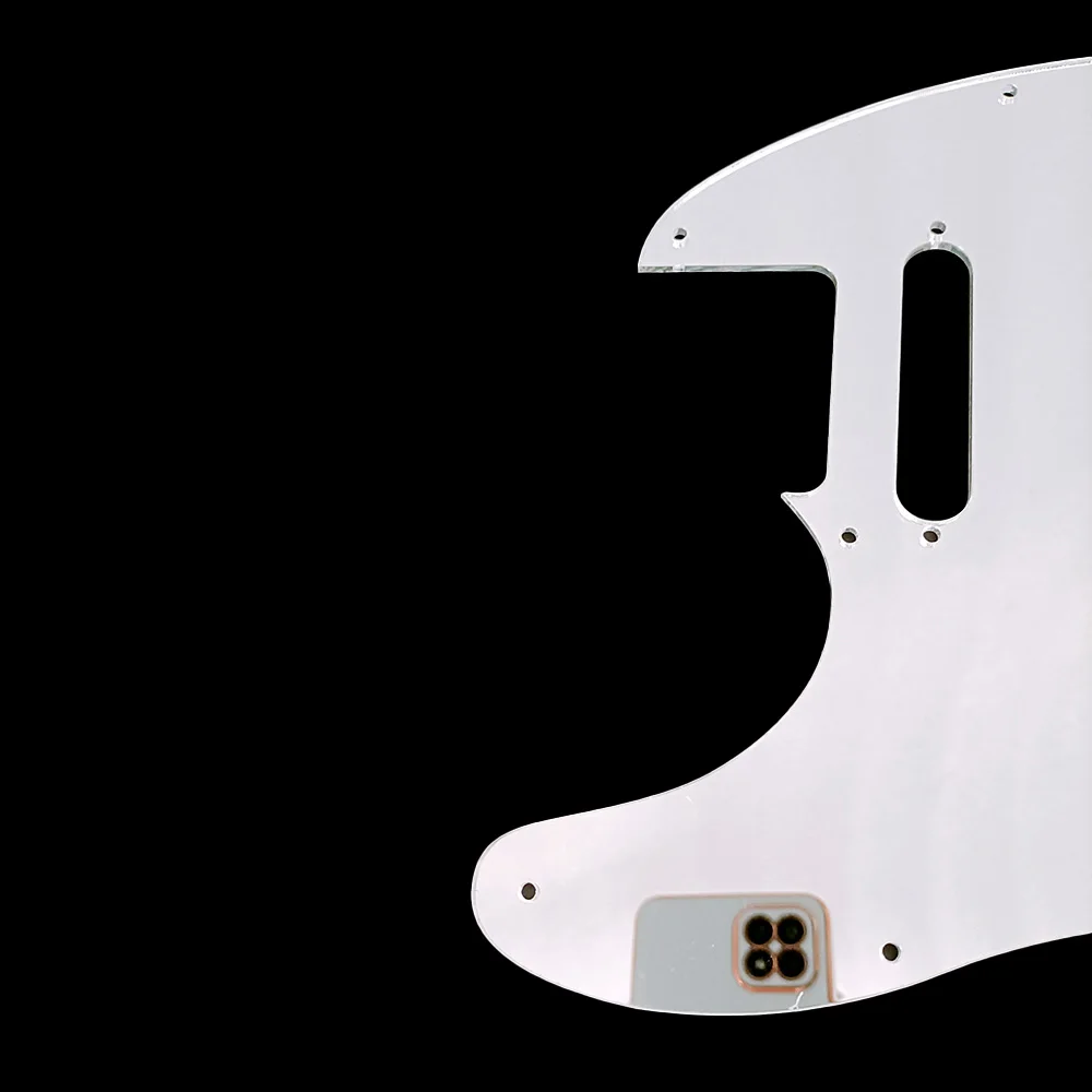 3Ply Guitar Pickguard with Single Coil Pickup Hole for Telecaster Style Electric Guitar Black Pearl Guitar Accessories