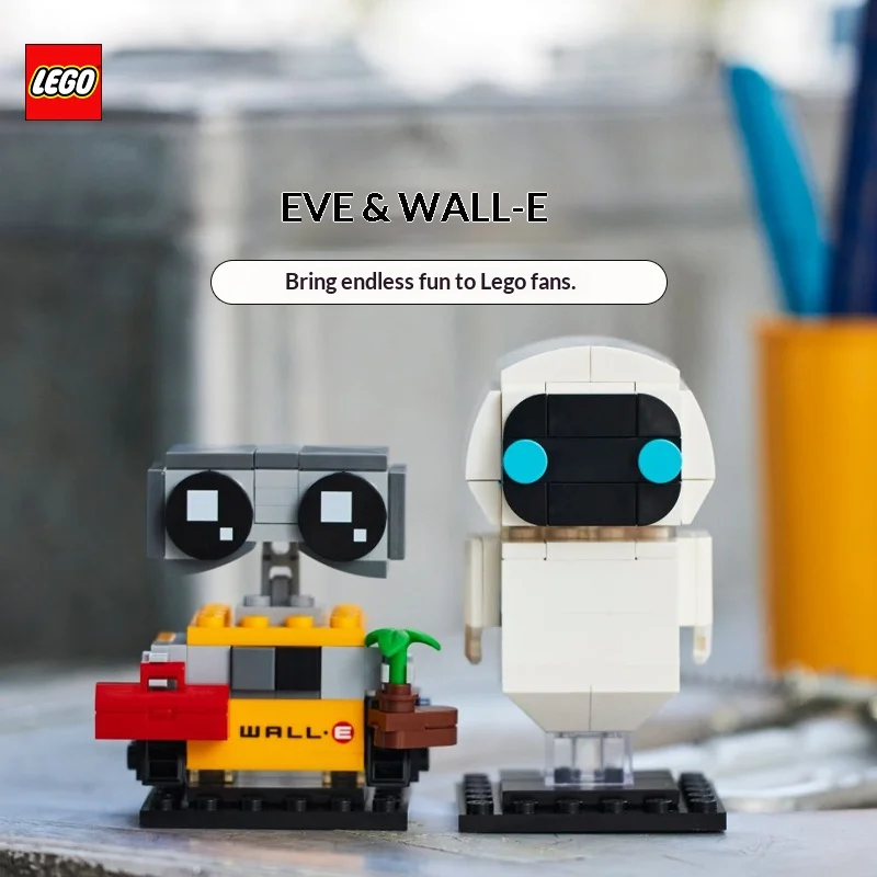 

Конструктор Lego Block Square Head Series 40619 «Эва и Уолли» — детская развивающая игрушка-головоломка для мальчиков и девочек, подарок