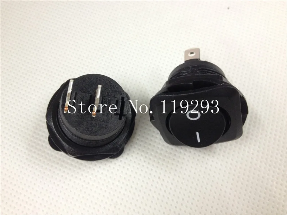 [SA] مفتاح الطاقة تايوان جديد SCI الروك واحد أسود مستدير الروك التبديل R13-135A / B طريق واحد أسود وأحمر أخضر-50 قطعة/الوحدة