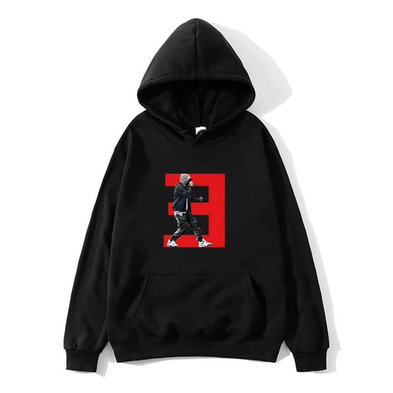 Eminem Hoodie Graphic Printing Fashion Soft Sweatshirt Funko Pop Grunge Aesthetic Clothes Hoodies Casual Hoody