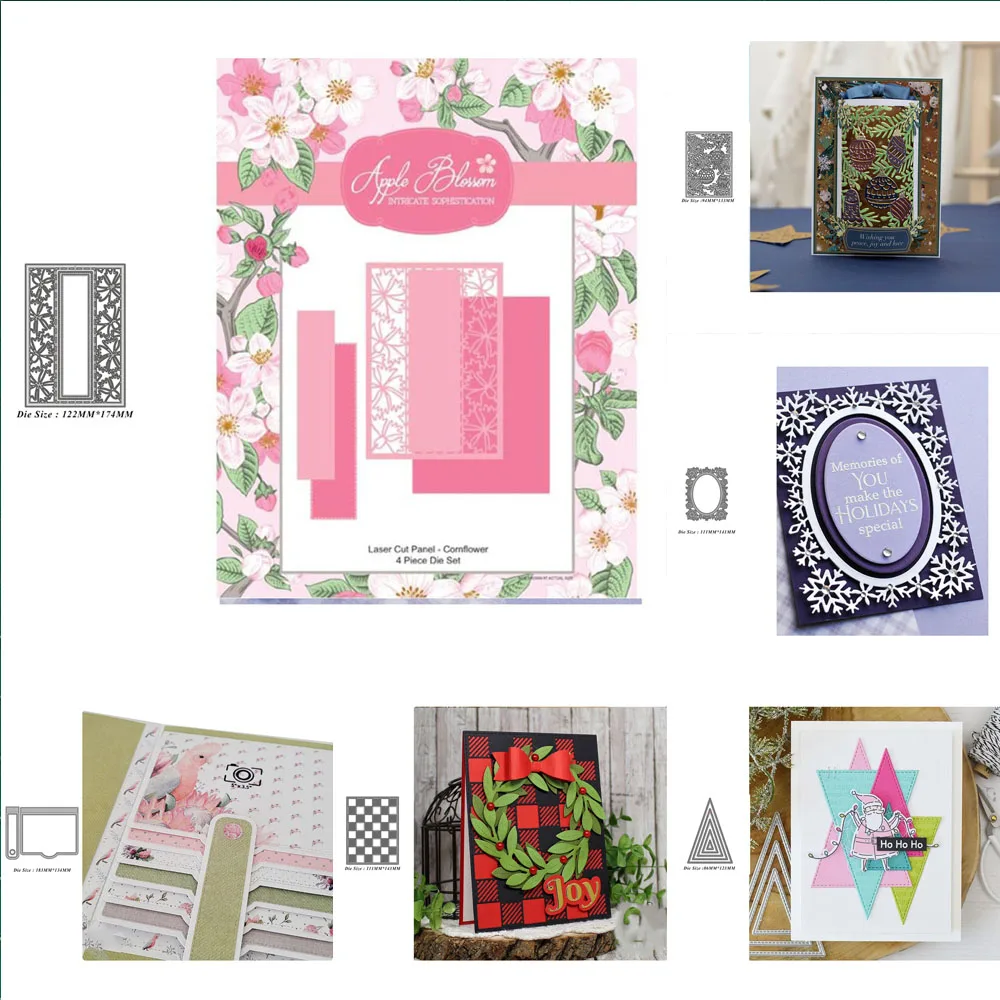 Hintergrund Rahmen Metalls chneid werkzeuge DIY Scrap booking Album Papier karte Vorlage Form Prägung Handwerk Dekoration gestanzt