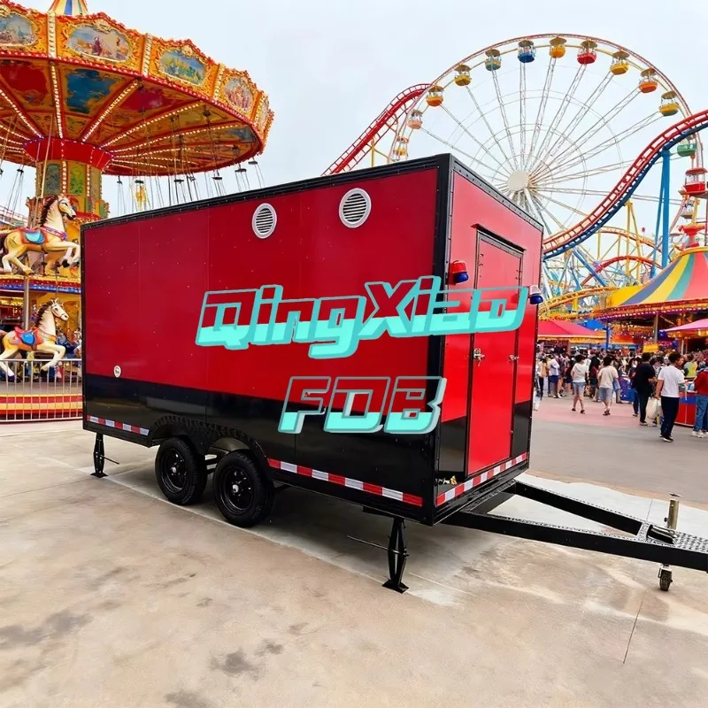 FOB Custom Mobile Kitchen Pizza Taco Truck Chicken Concession Vending Cart Food Van Fast Food Carts Coffee Food Truck Commercial