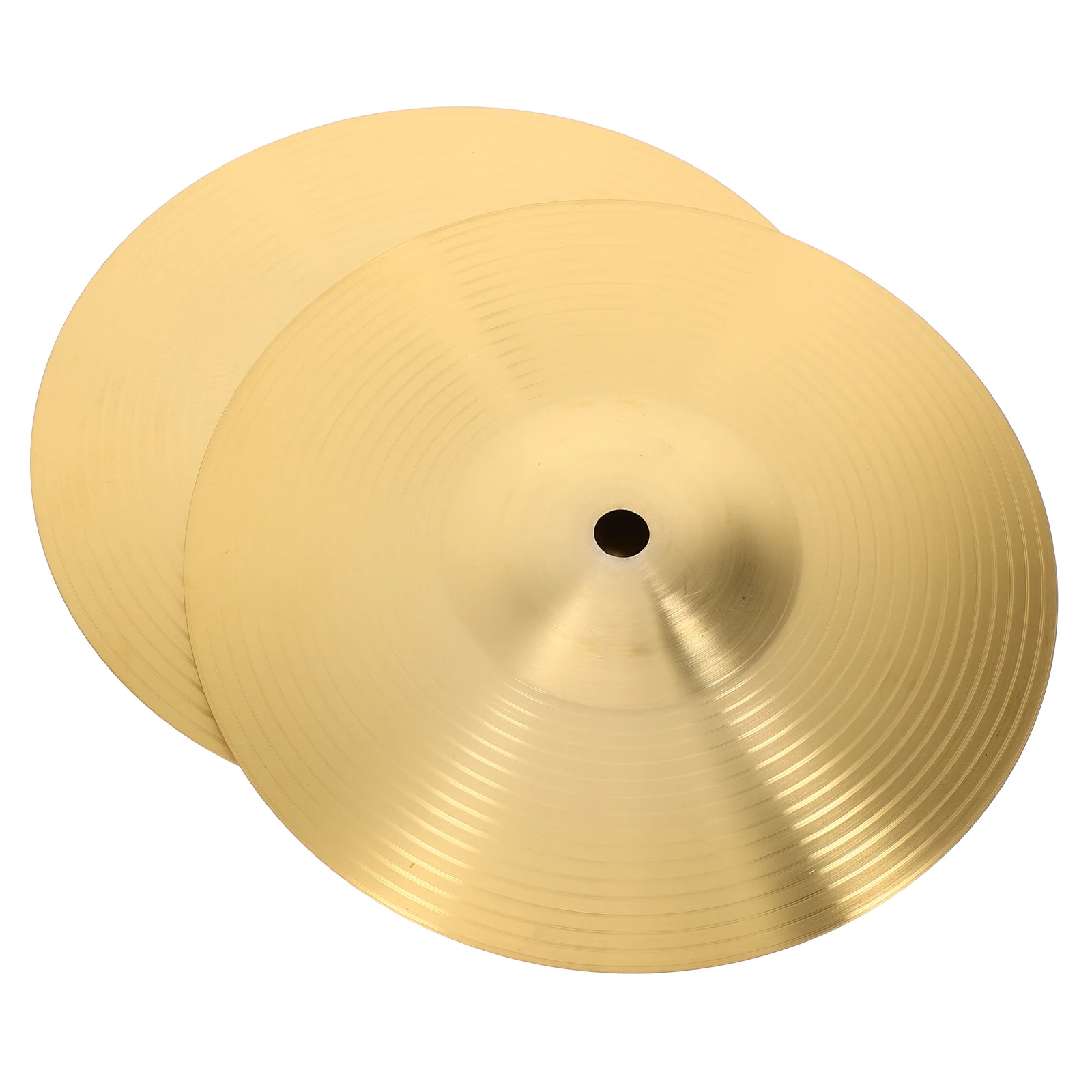 

2 Pcs Cymbals for Drums Practice Jazz Musical Instrument Supplies Brass Crash Accessories