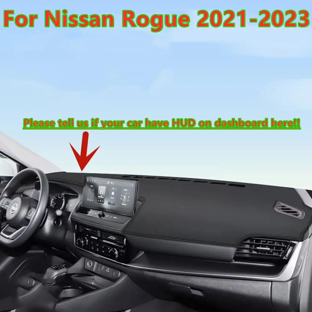 

Кожаный чехол на приборную панель автомобиля, защитный коврик для Nissan Rogue 2021-2023