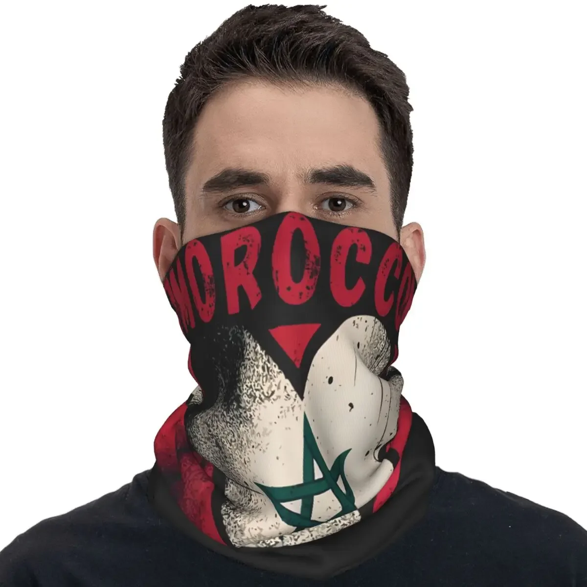 Outdoor Sports Balaclava Vintage Cycling Mask Seamless Soft I Love Morocco Face Masks Running Travel UV Protection Neck Gaiter