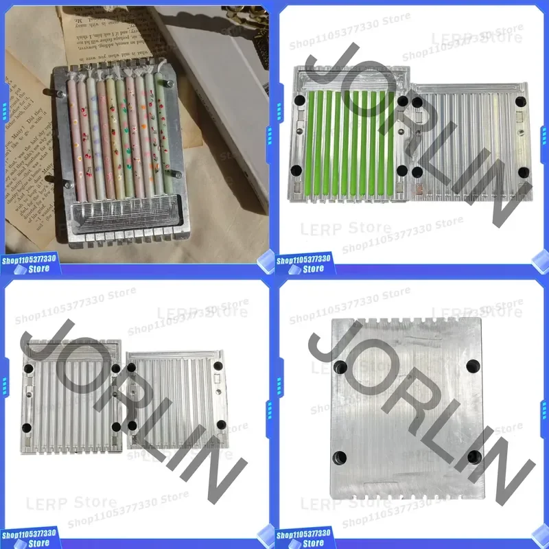 Durable Aluminum Metal Candle Moulds Long Pole Columnar Shape DIY Candle Maker Kits Custom Factory Supplies Unique Design