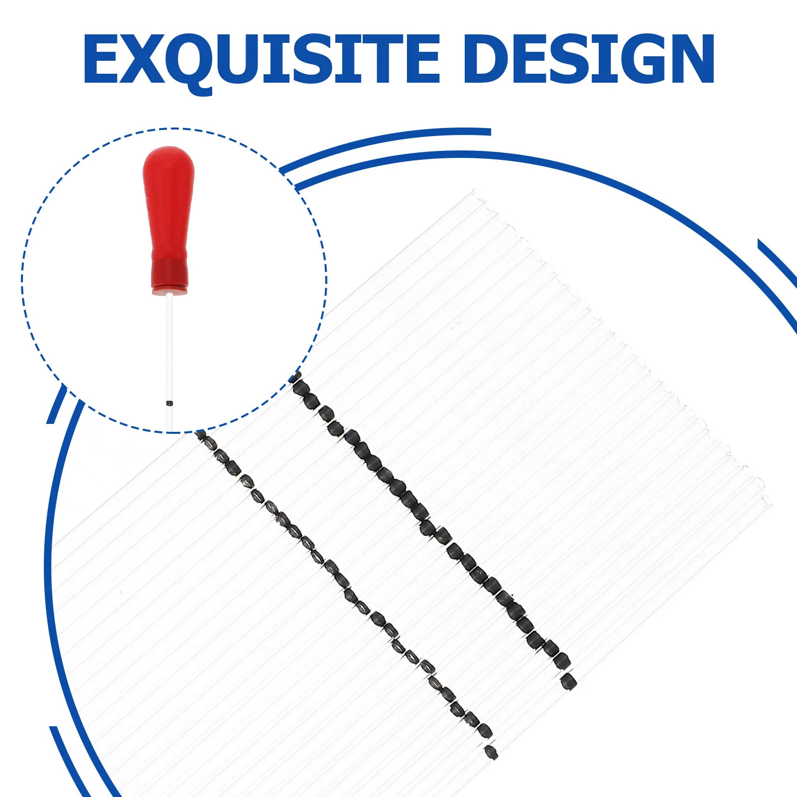 

1Set Disposable Glass Blood Collection Tube Straw Suction Head for Blood Donation Sampling Collection