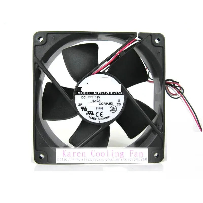 12CM AD1212HB-Y53 12032 12v 0.4a  Cooling Fan 120*120*32mm